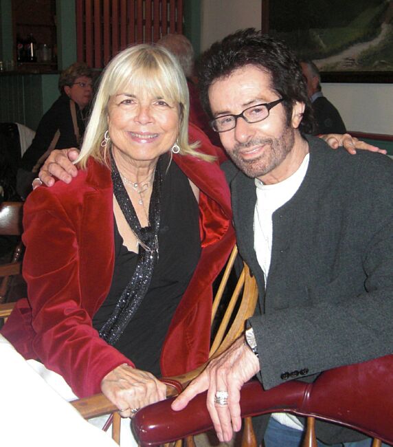 George visiting with Rosemary's sister Gail prior to dinner