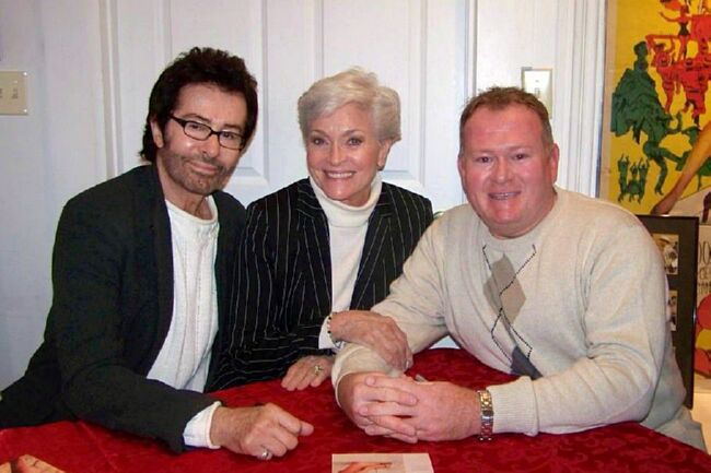 George and Lee with one very happy fan