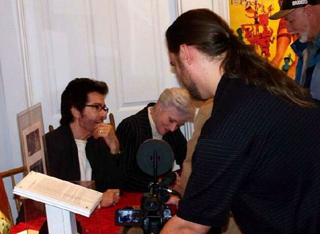Tyler Meyer from Norwood Community Television documenting the day