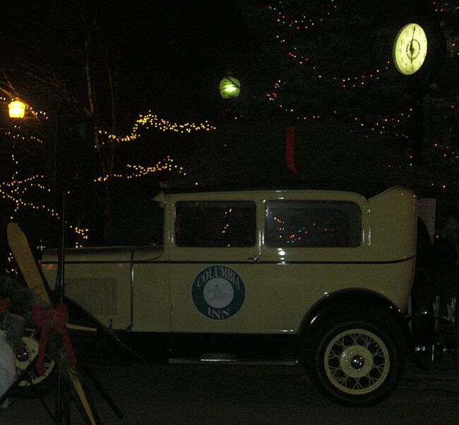 part of the grand stand at the parade